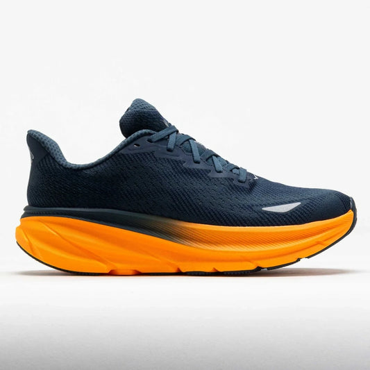 Clifton 9 GTX Men's Stormy Skies/Orange Zest